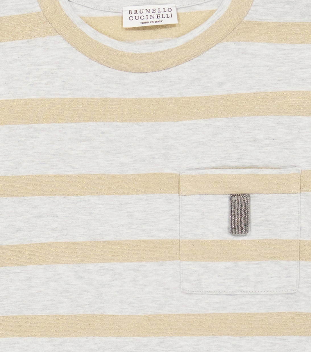 Striped jersey long-sleeved top | Brunello Cucinelli Kids