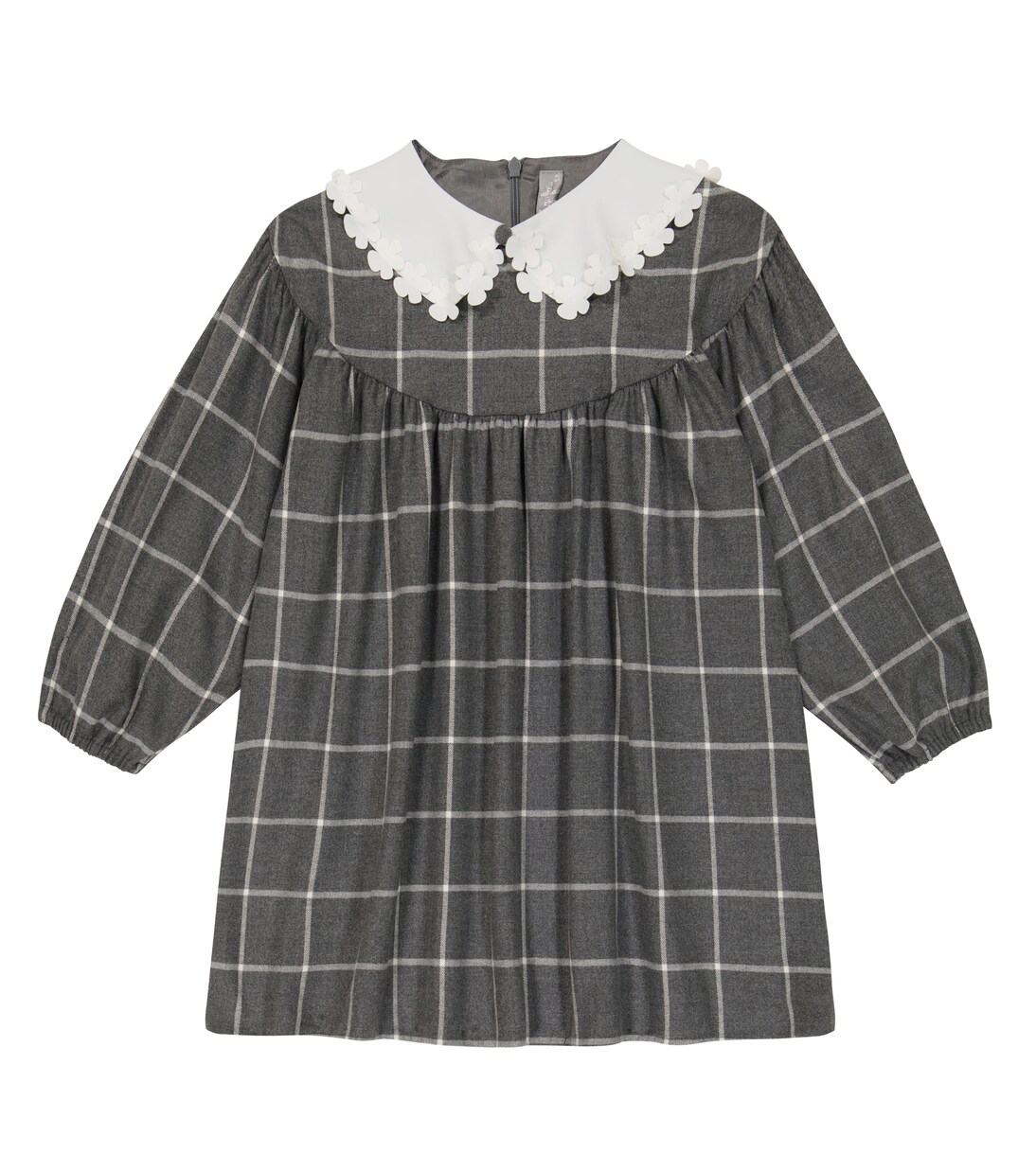 Embellished checked dress | Il Gufo