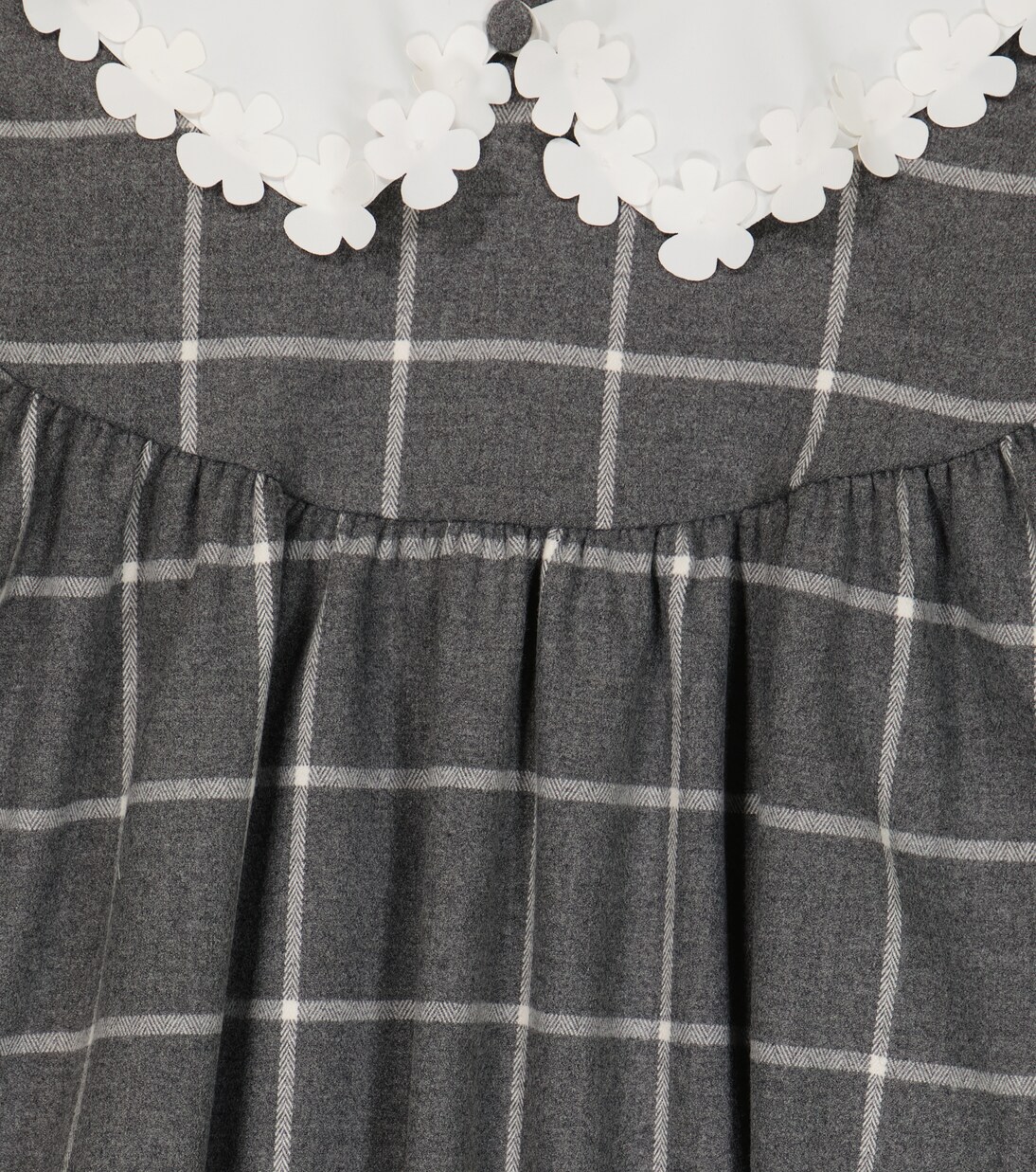 Embellished checked dress | Il Gufo