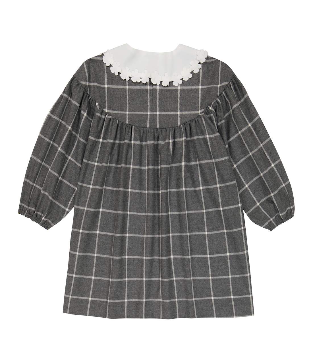 Embellished checked dress | Il Gufo