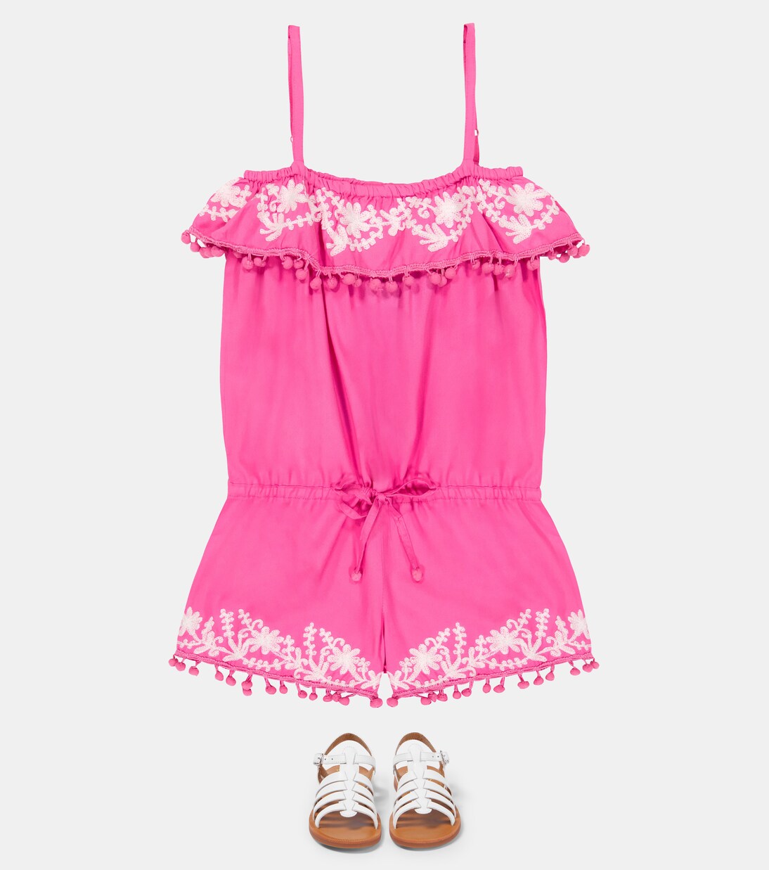 Baby Eisha embroidered playsuit | Melissa Odabash Kids