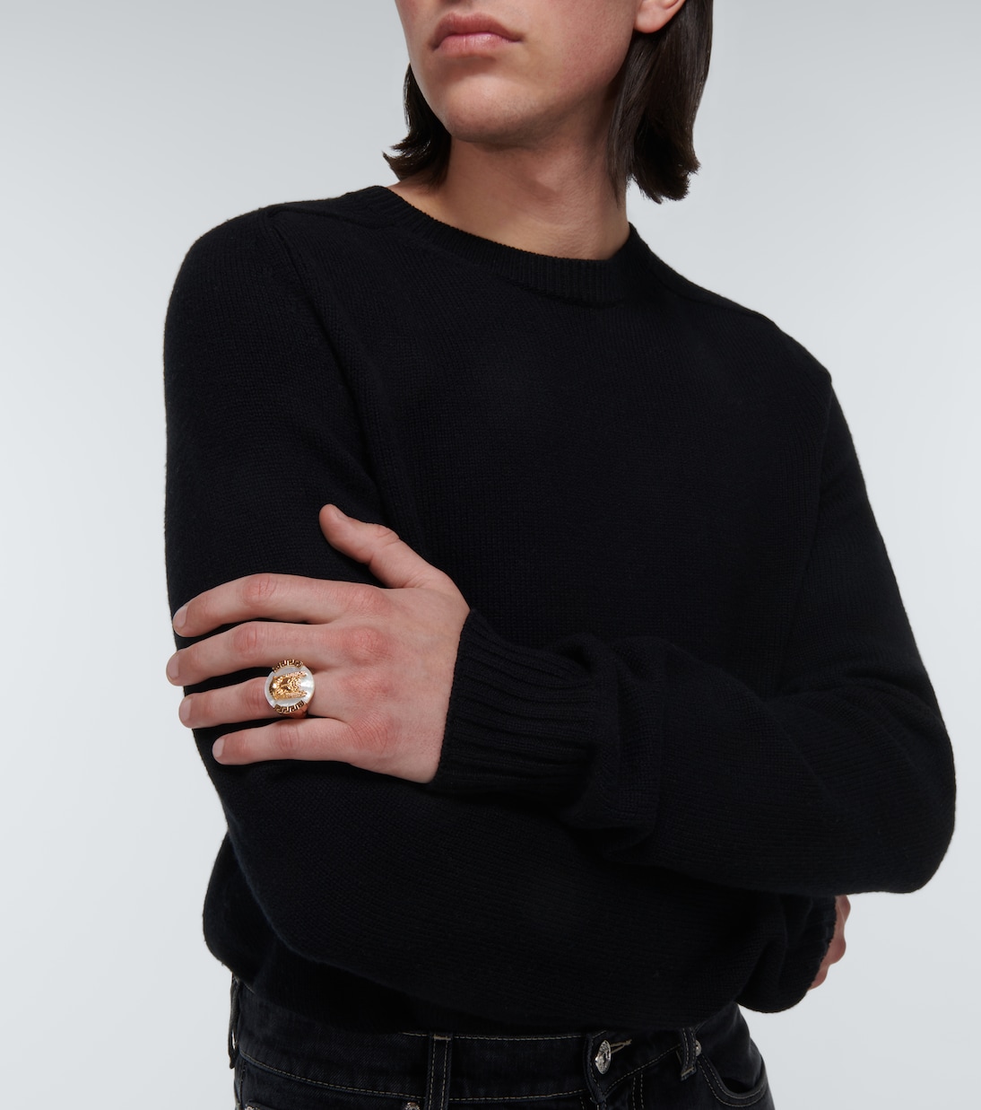 Anello La Maschera con sigillo | Versace