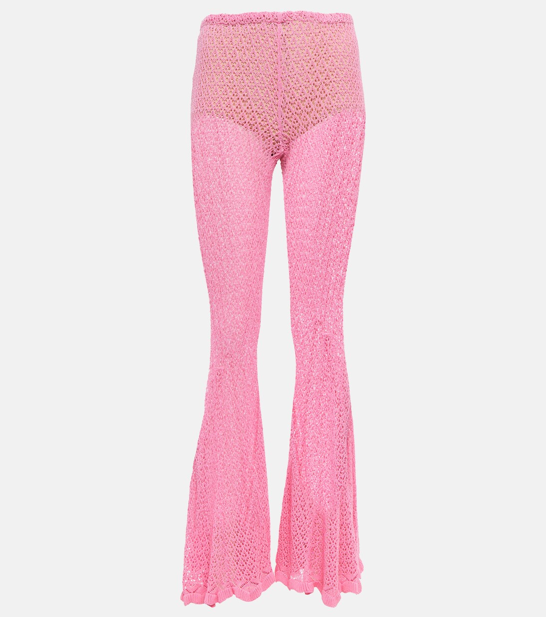 Crochet flared pants | Blumarine