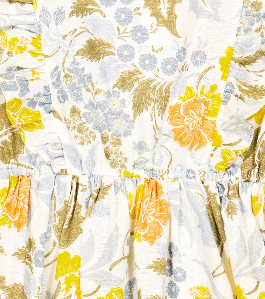 Gianni floral linen and cotton dress | The New Society