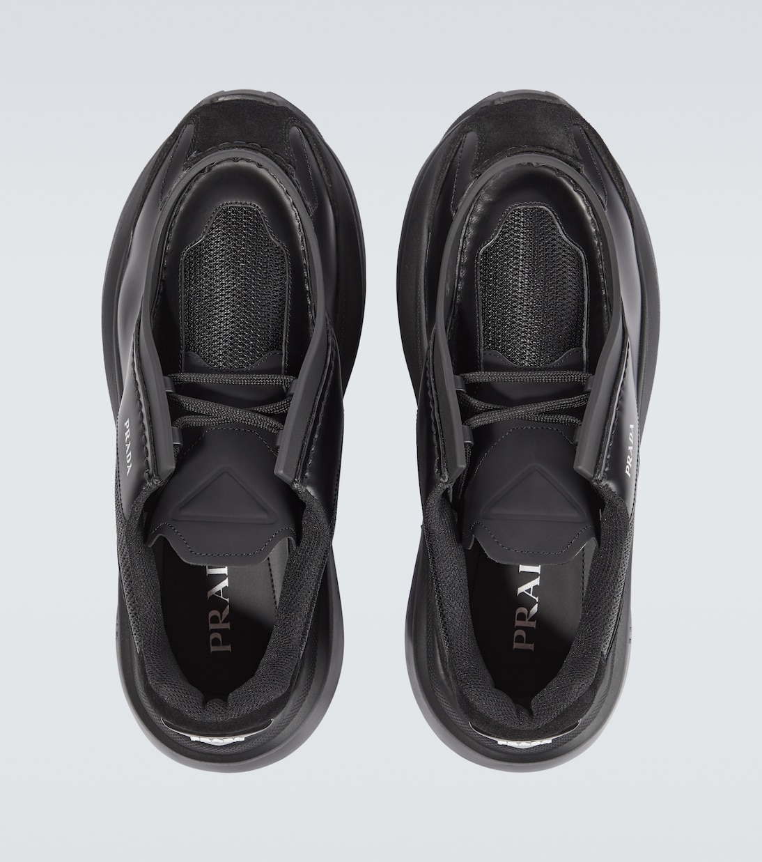 Sneakers Systeme aus Leder | Prada