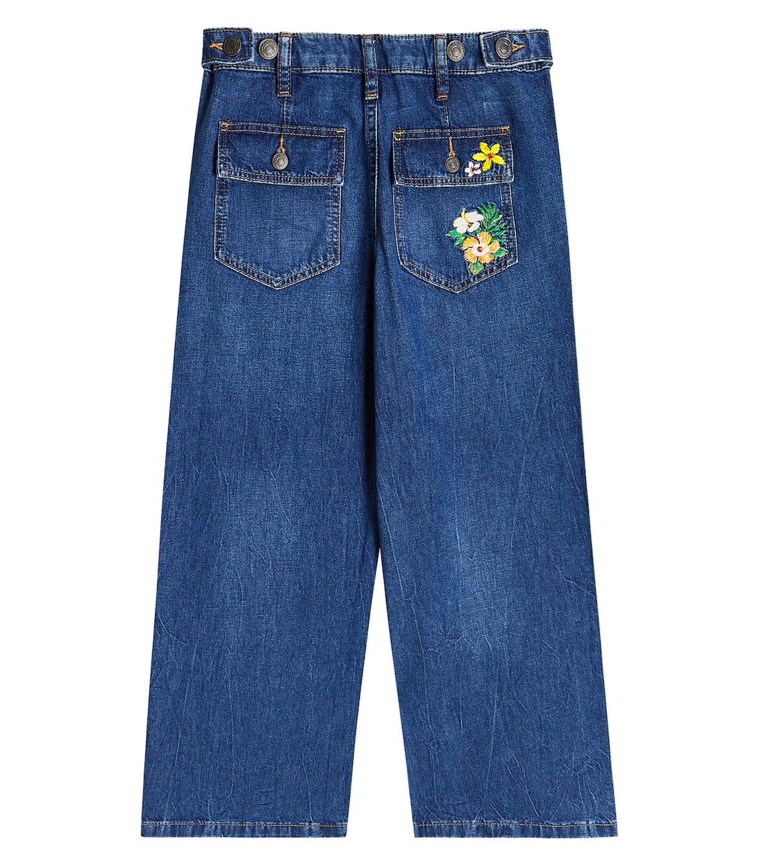 Jeans a gamba larga con ricamo | Polo Ralph Lauren Kids