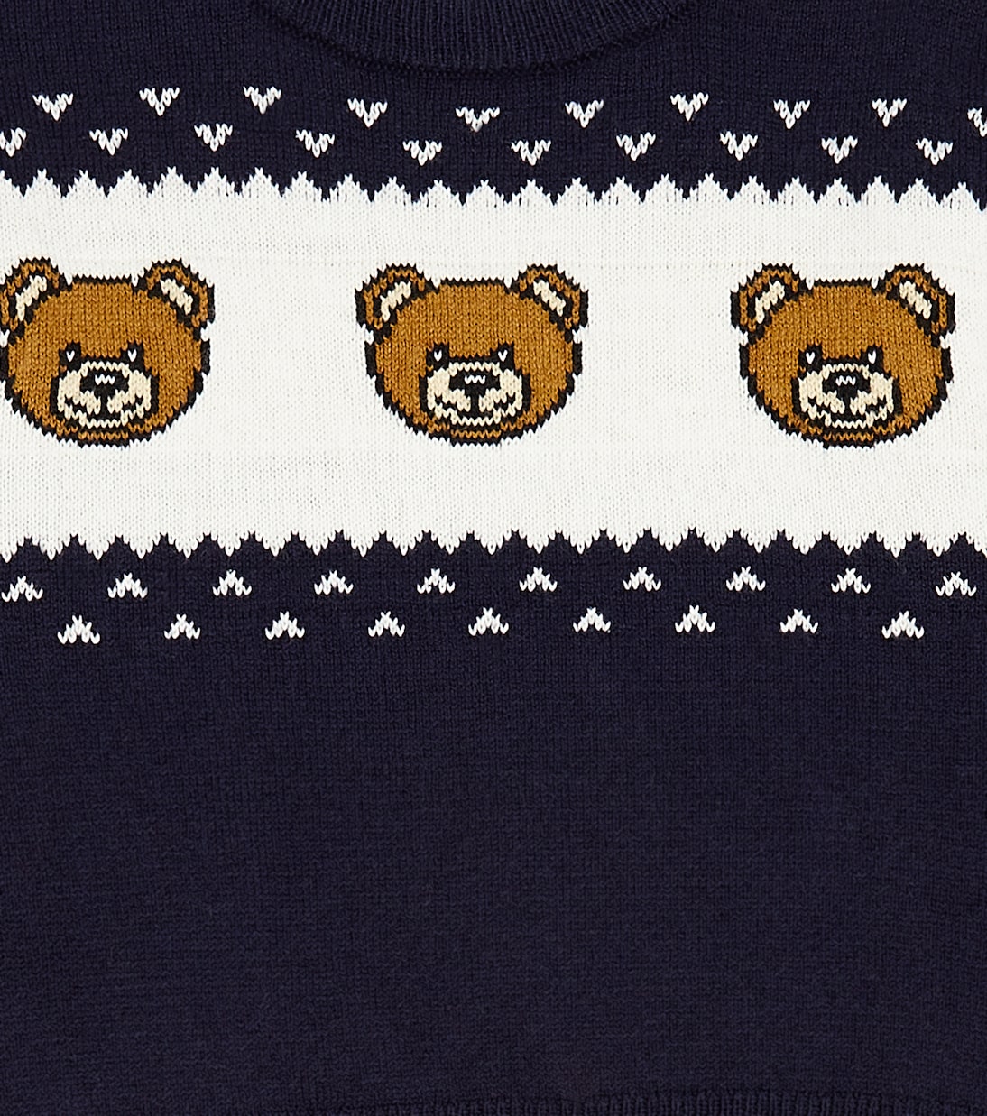 Bébé – Pull Teddy Bear en intarsia | Moschino Kids