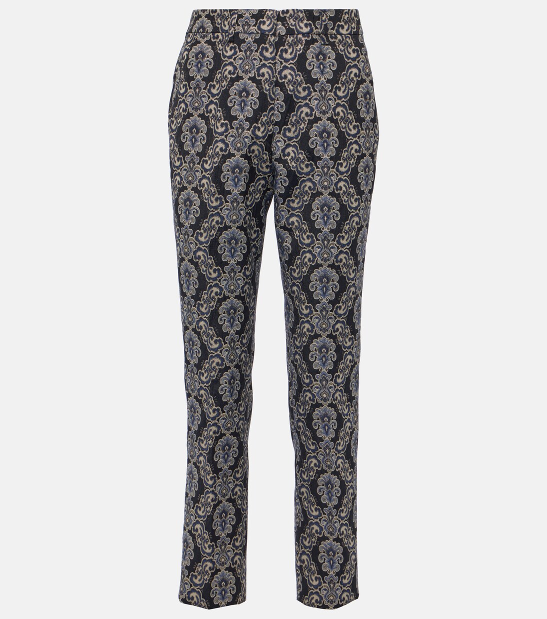 Pantalon slim à taille haute en jacquard | Etro