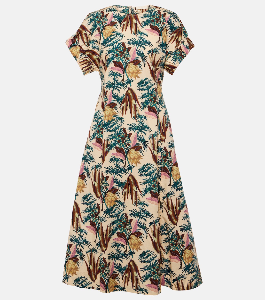 Robe midi Devon imprimée en coton | Ulla Johnson