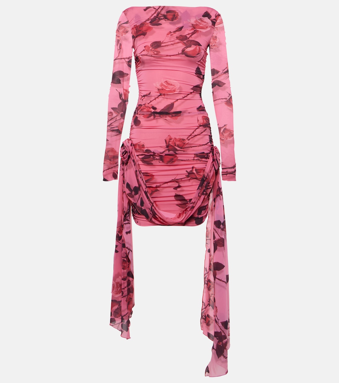 Vestido corto de jersey estampado | Blumarine