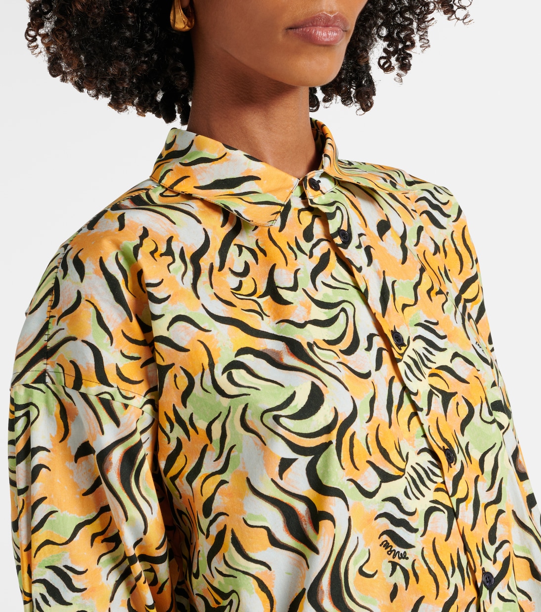 Bedrucktes Hemd aus Baumwolle | Marni