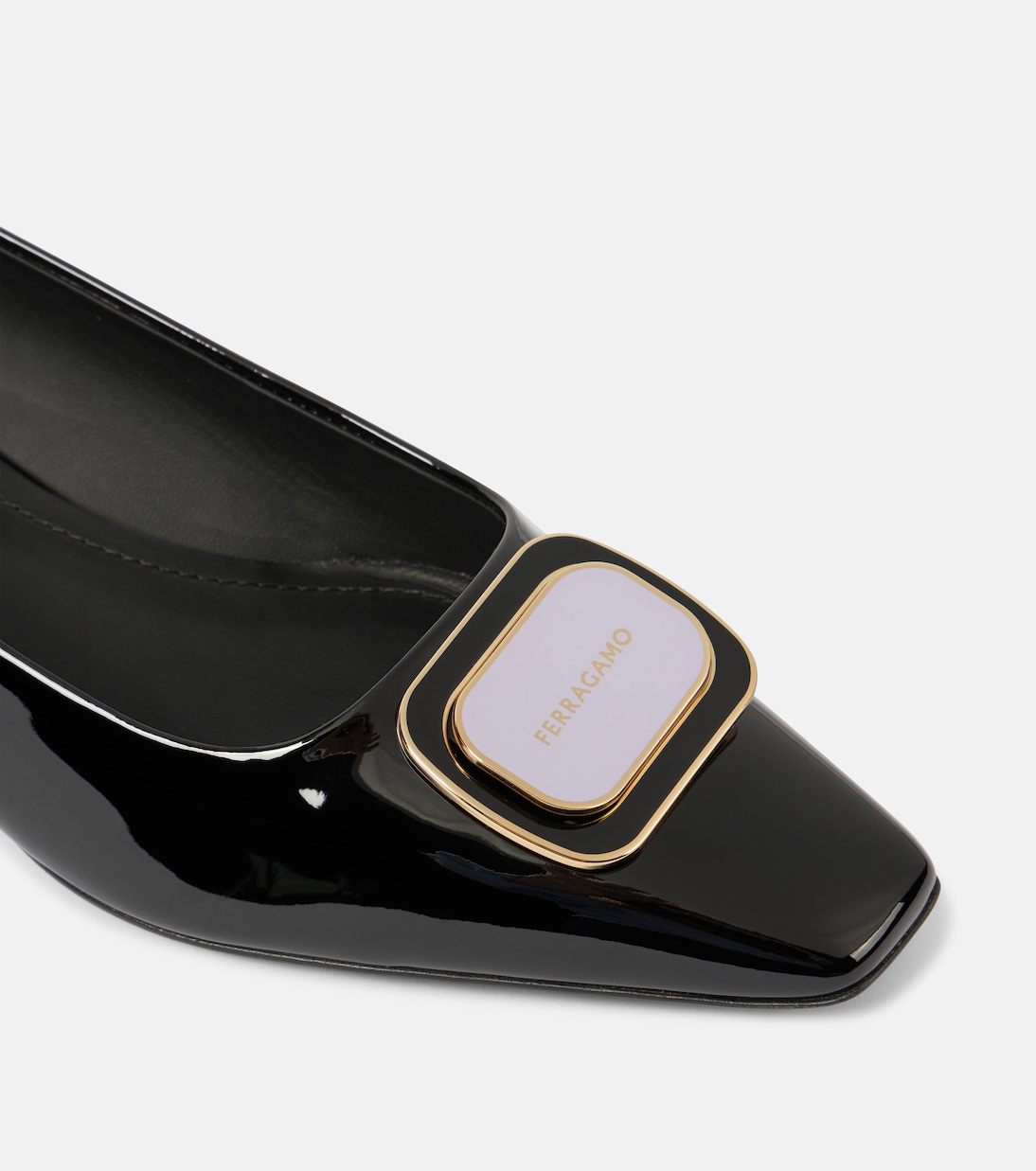 Venera patent leather ballet flats | Ferragamo