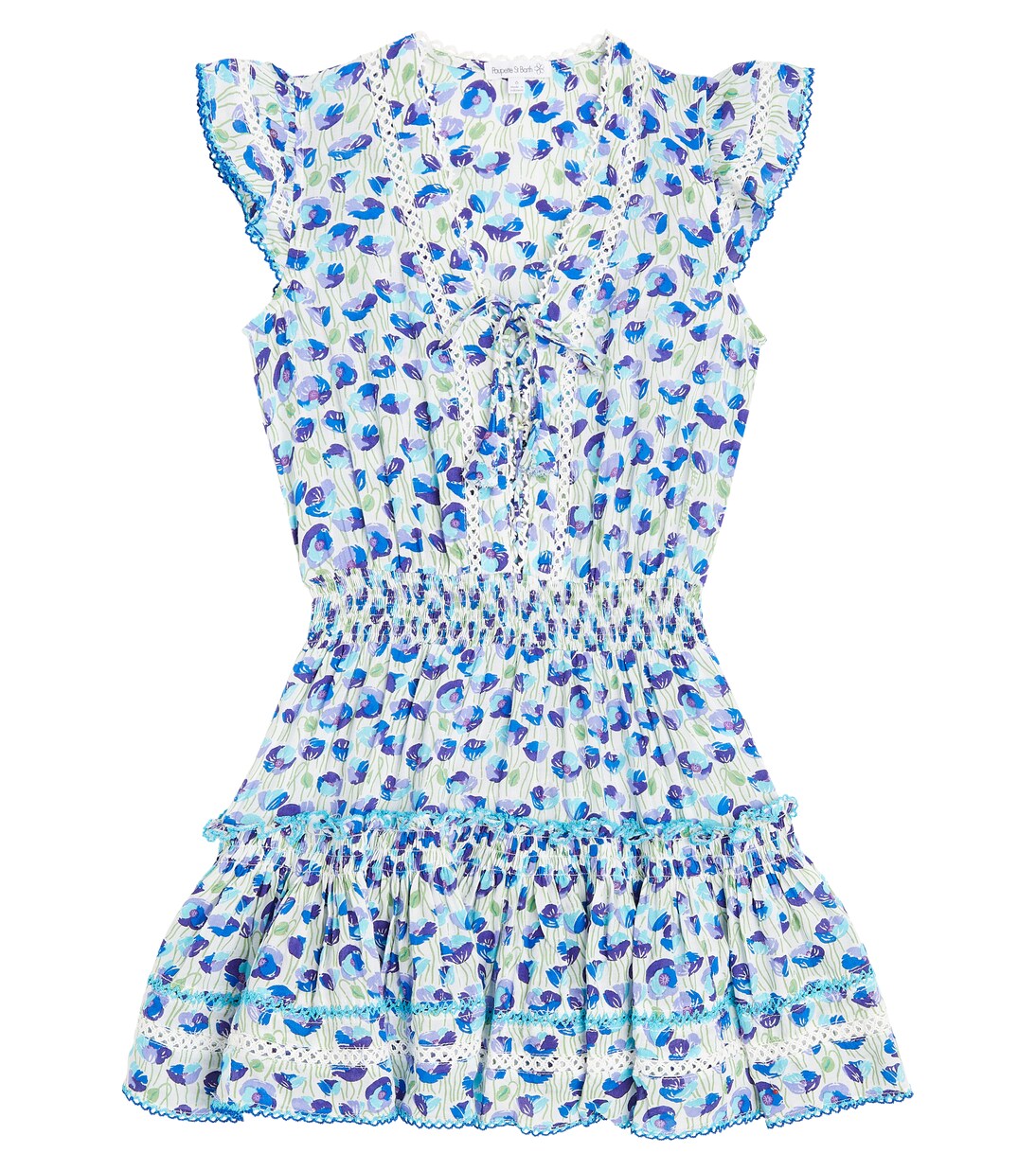 Robe Anais imprimée en coton | Poupette St Barth Kids