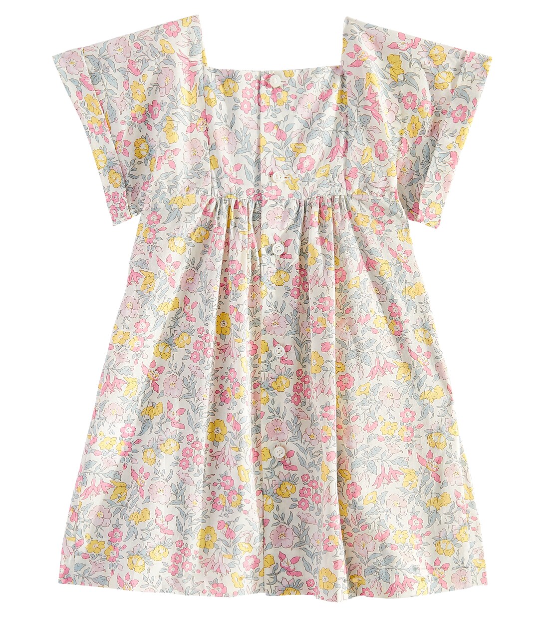 Baby Pais floral smocked cotton dress | Bonpoint