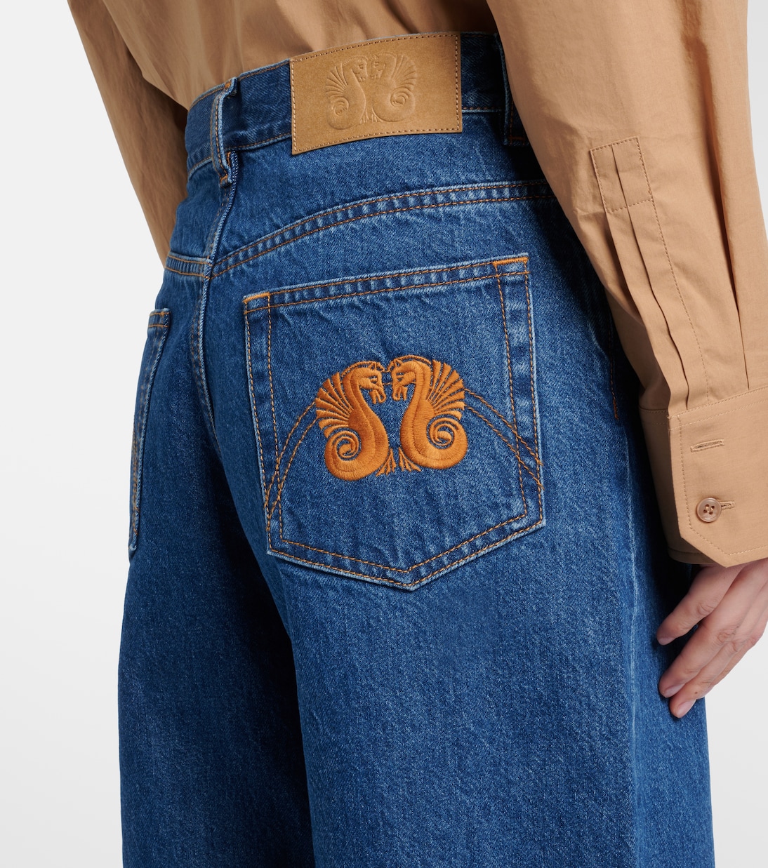 Jean ample Java à taille haute | Blazé Milano