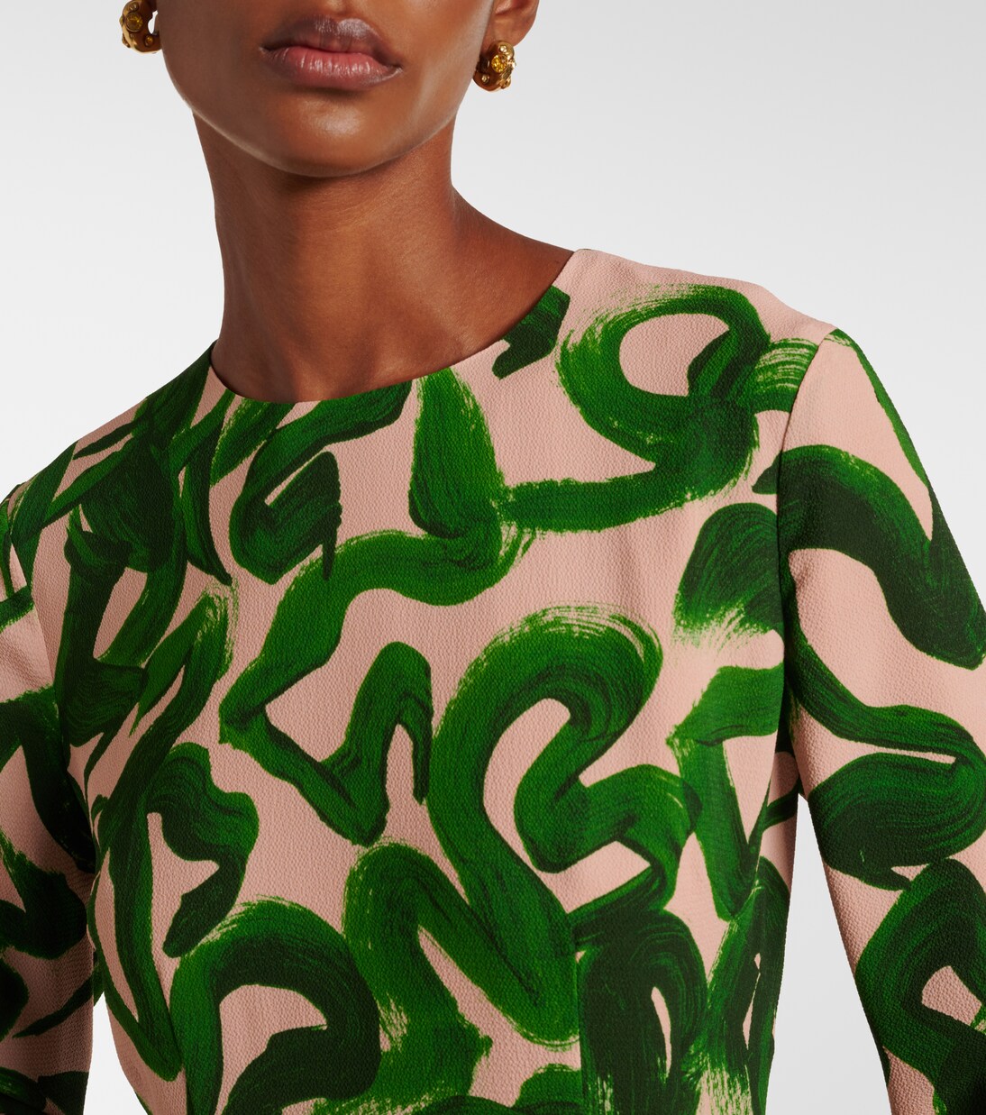 Robe midi imprimée | Dries Van Noten