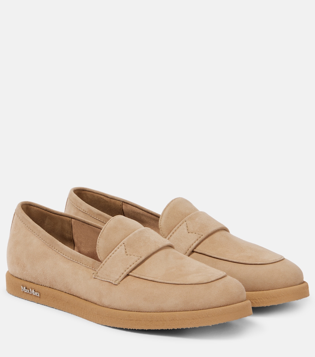 Loafers Softmoc aus Veloursleder | Max Mara