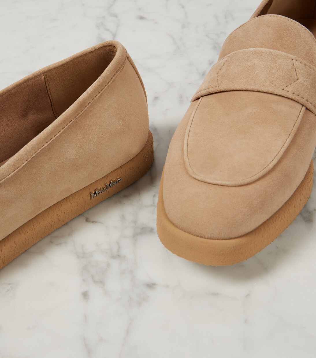 Loafers Softmoc aus Veloursleder | Max Mara