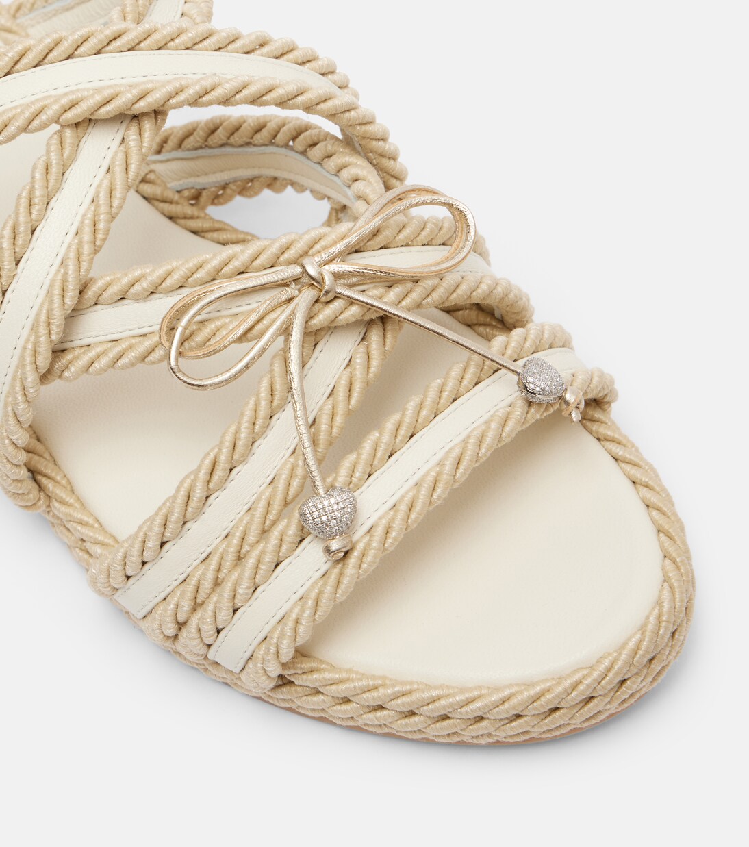 Embellished woven sandals | Mach & Mach