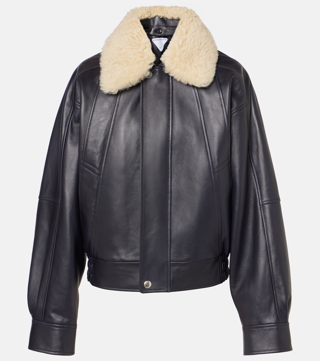 Giacca in pelle con shearling | Bottega Veneta