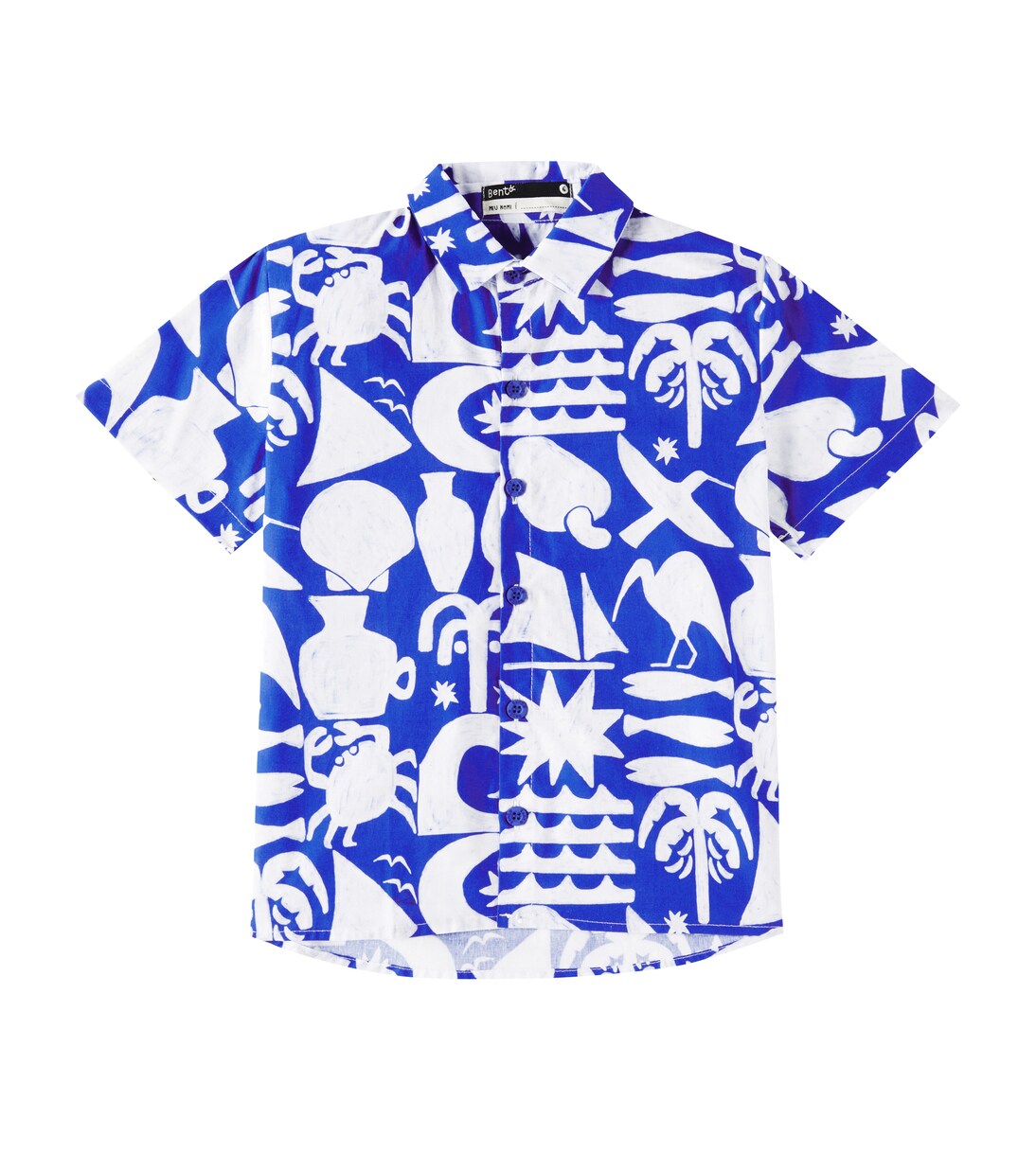 Bedrucktes Hemd aus Baumwolle | Fábula