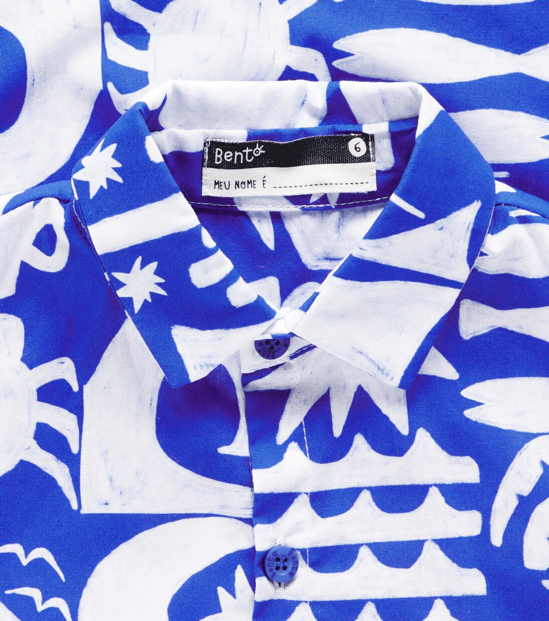 Bedrucktes Hemd aus Baumwolle | Fábula