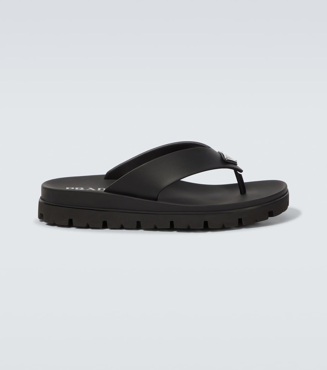 Logo thong sandals | Prada