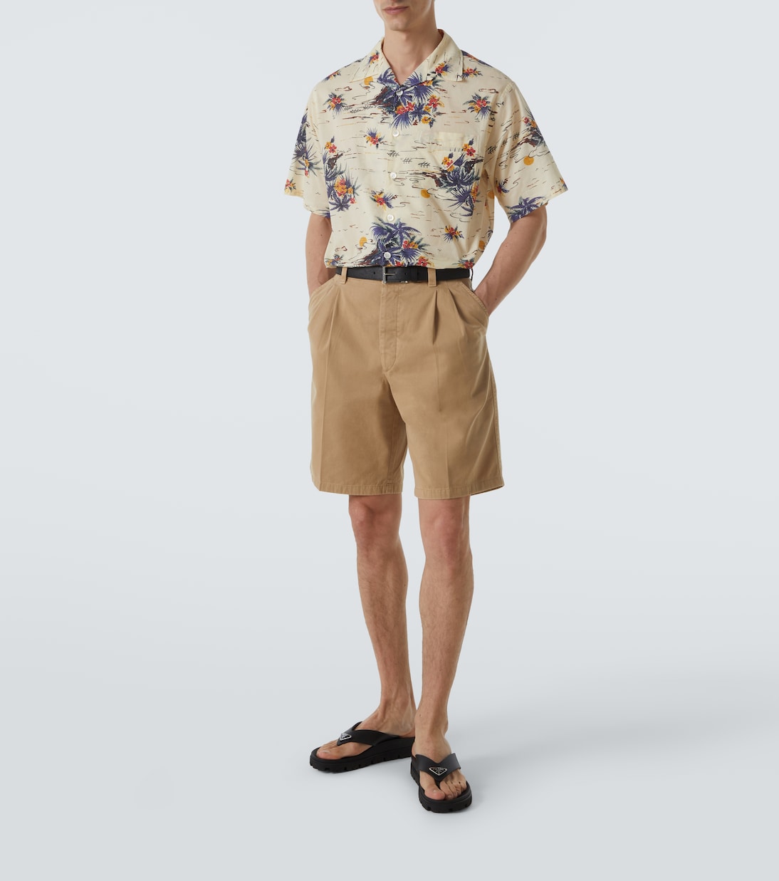 Logo thong sandals | Prada