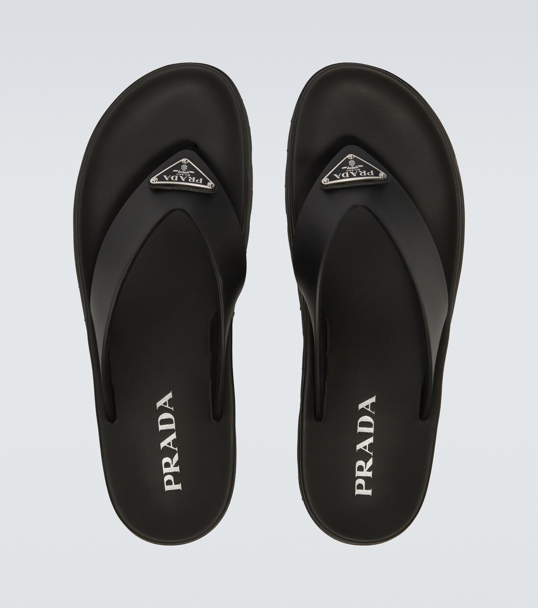 Logo thong sandals | Prada