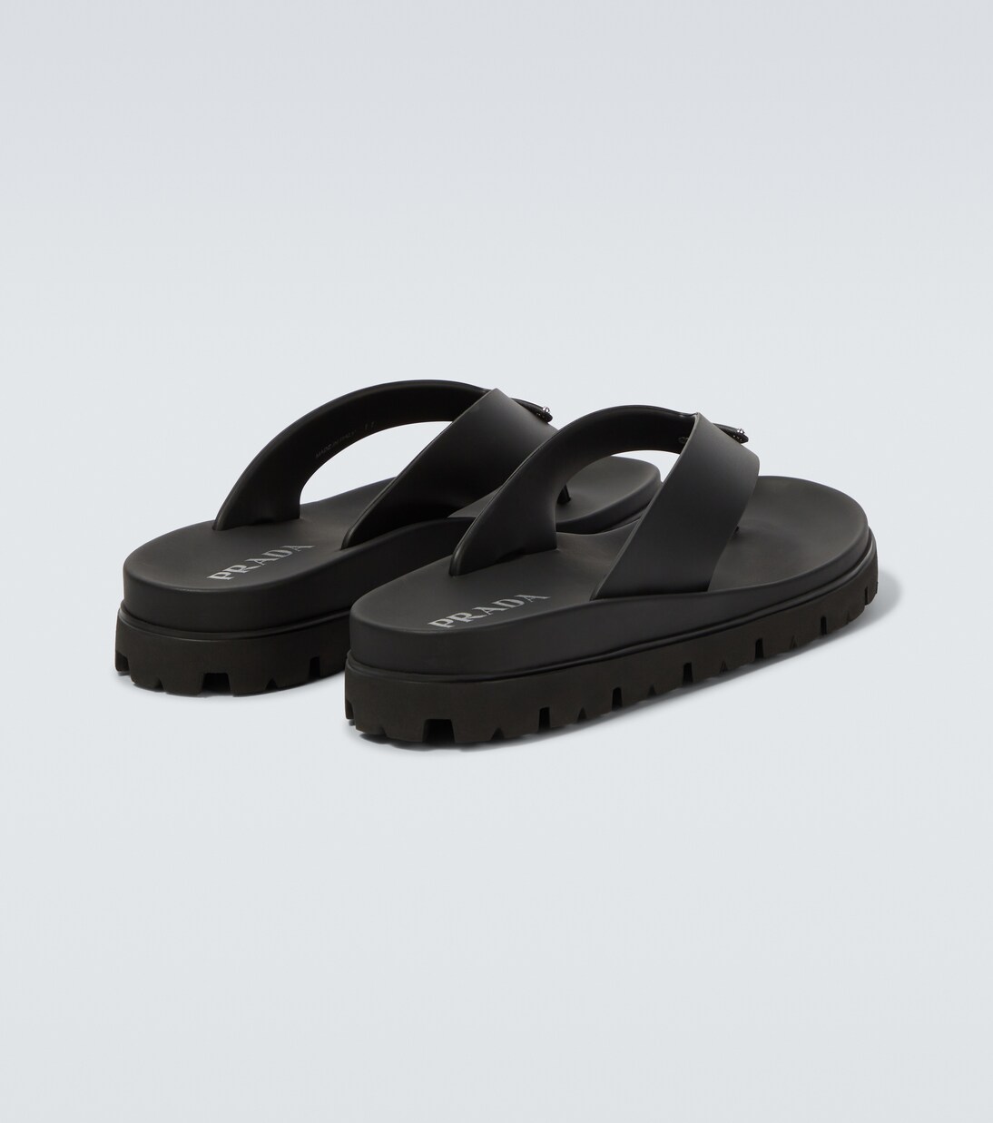 Logo thong sandals | Prada
