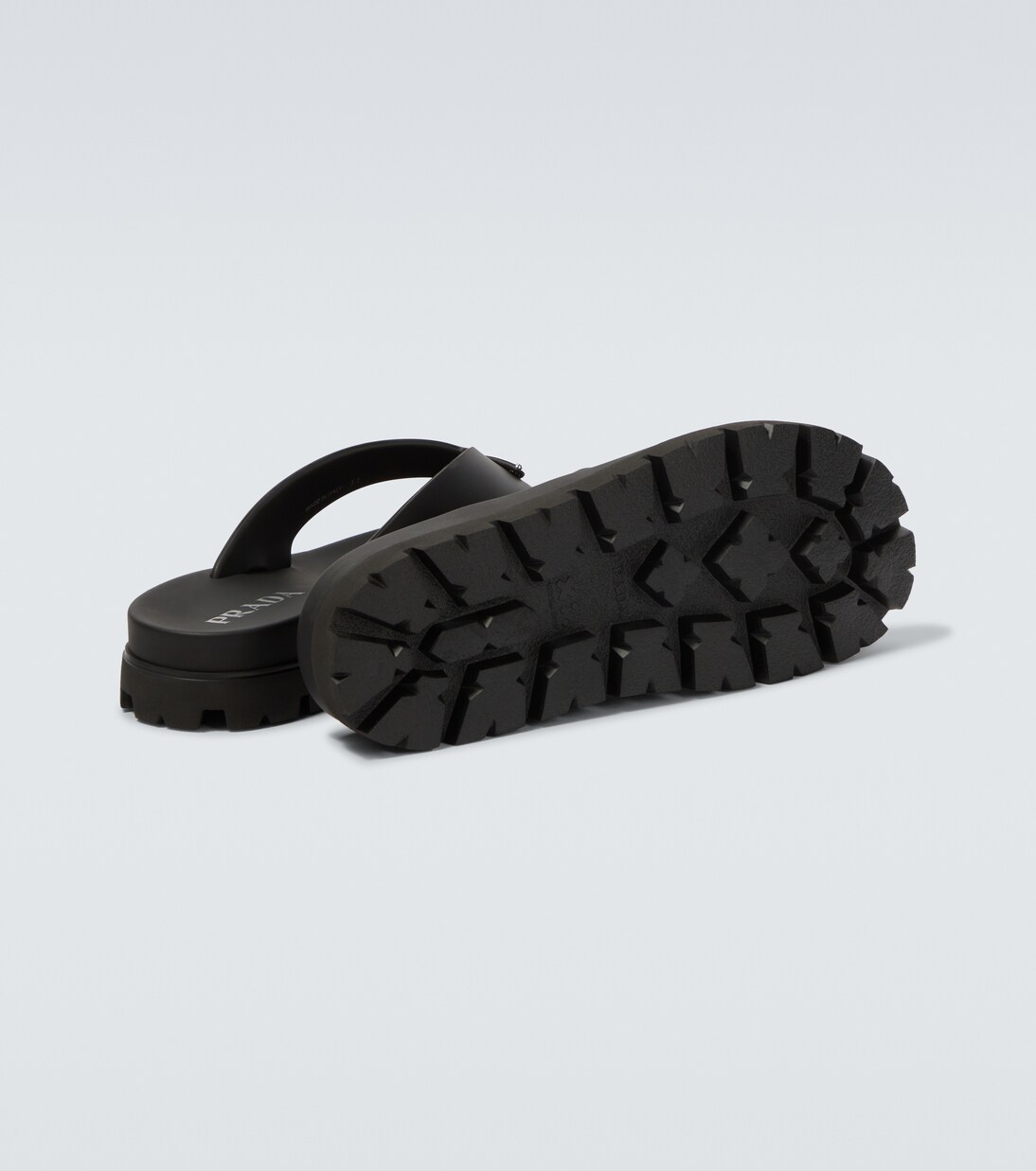 Logo thong sandals | Prada