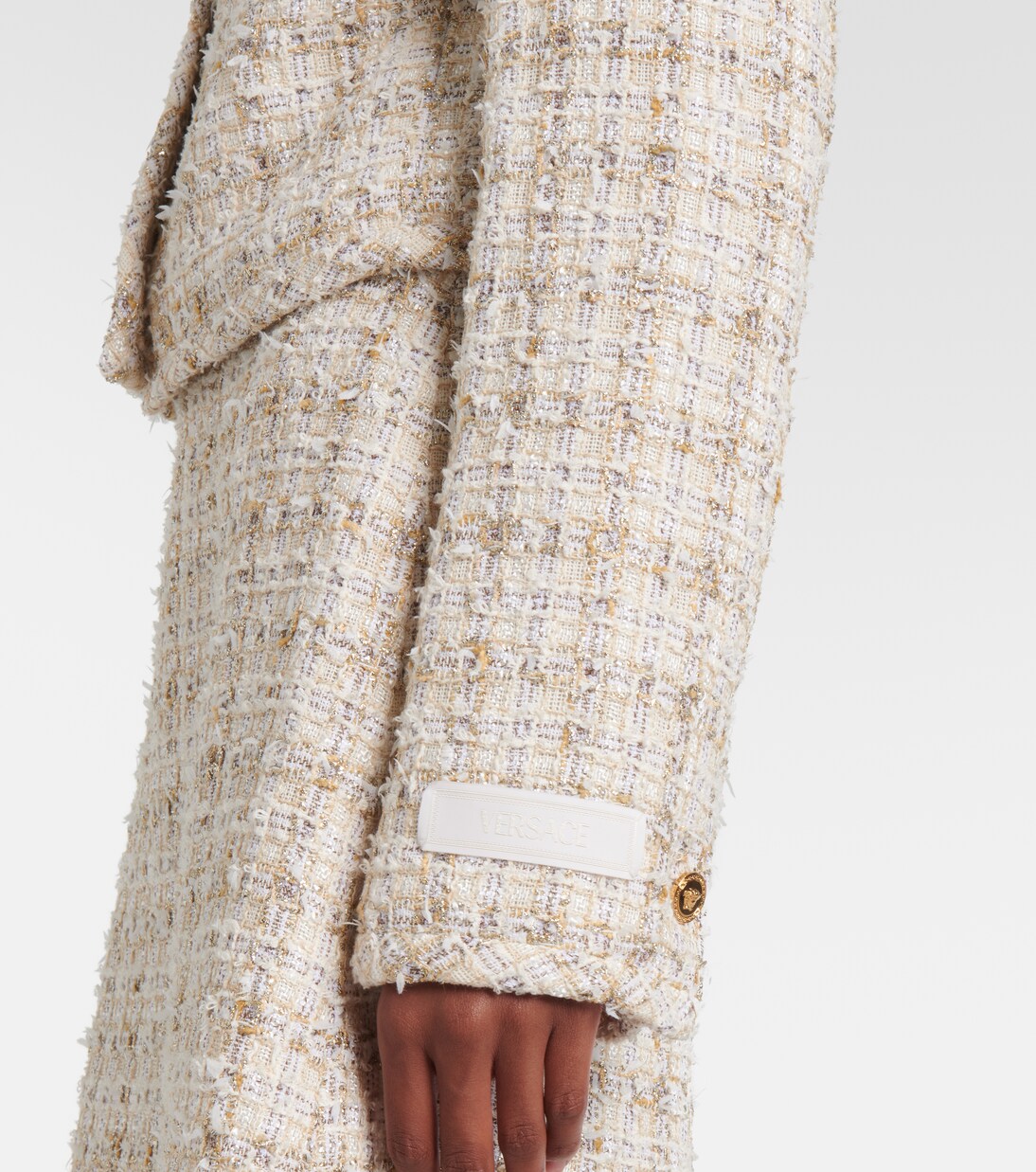 Medusa tweed jacket | Versace