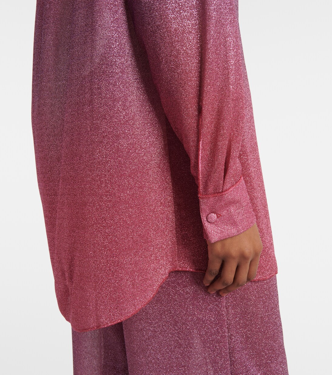 Camisa Lumière de lamé | Oséree