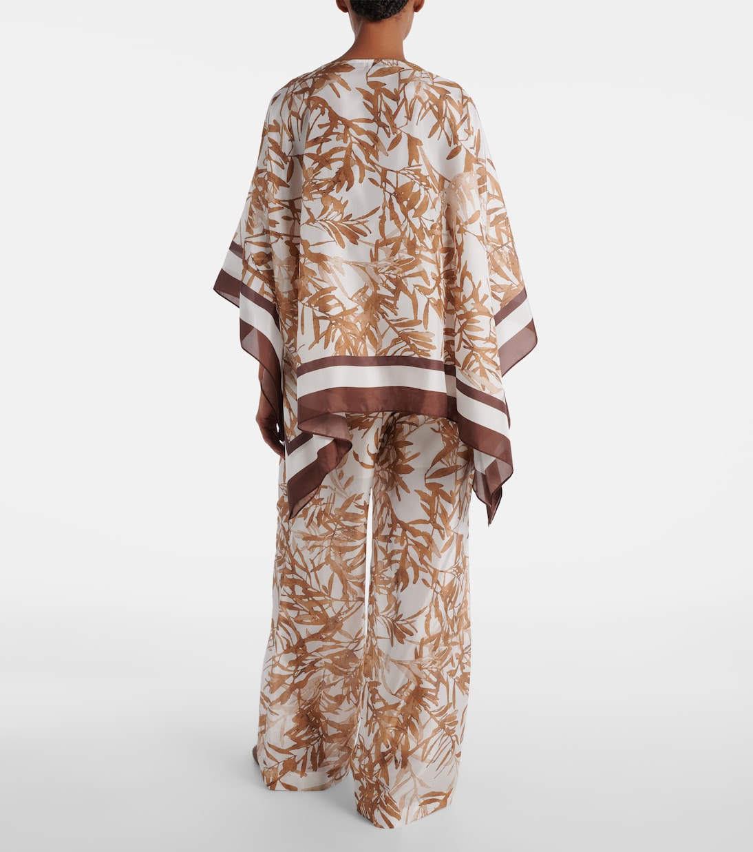 Printed silk top | Brunello Cucinelli