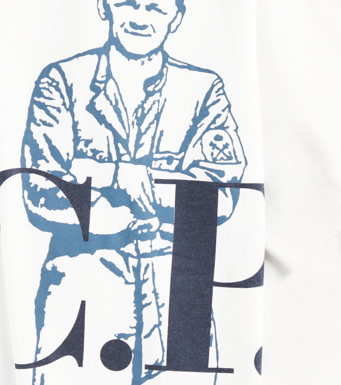 U16 logo cotton jersey T-shirt | C.P. Company Kids