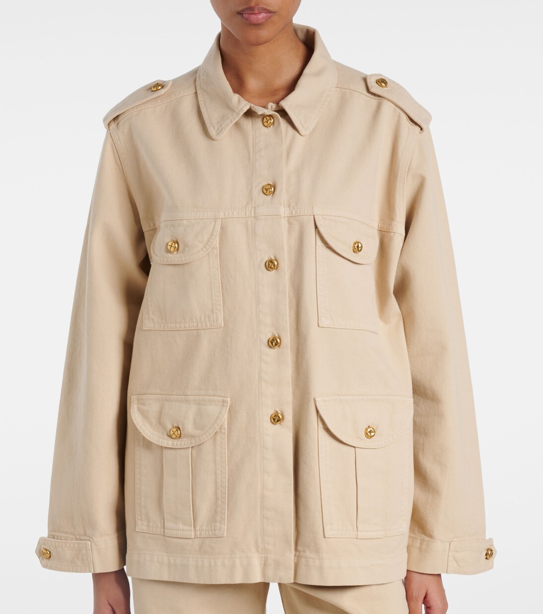 Sahariana denim jacket | Blazé Milano