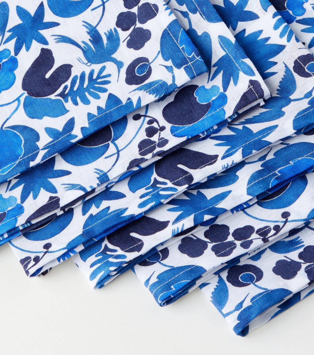 Large set of 6 floral napkins | La DoubleJ