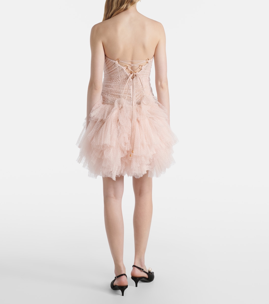 Dewi ruffled minidress | Maria Lucia Hohan