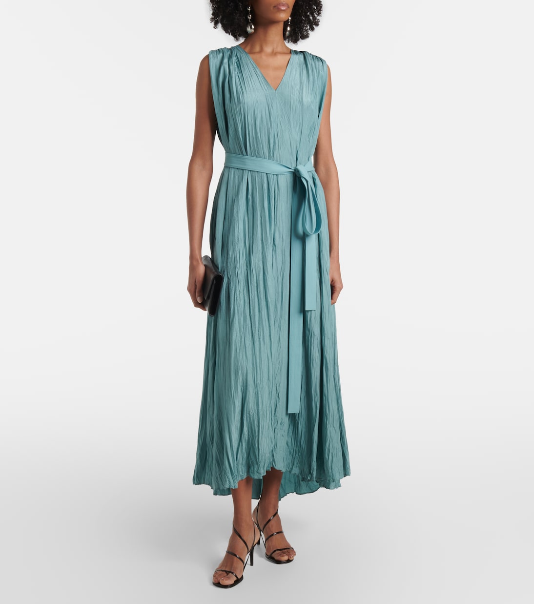 Robe longue Martini en soie | Joseph