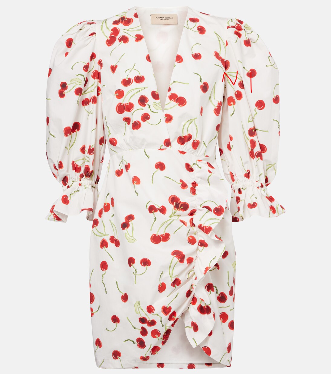 Minikleid aus einem Baumwollgemisch | Adriana Degreas