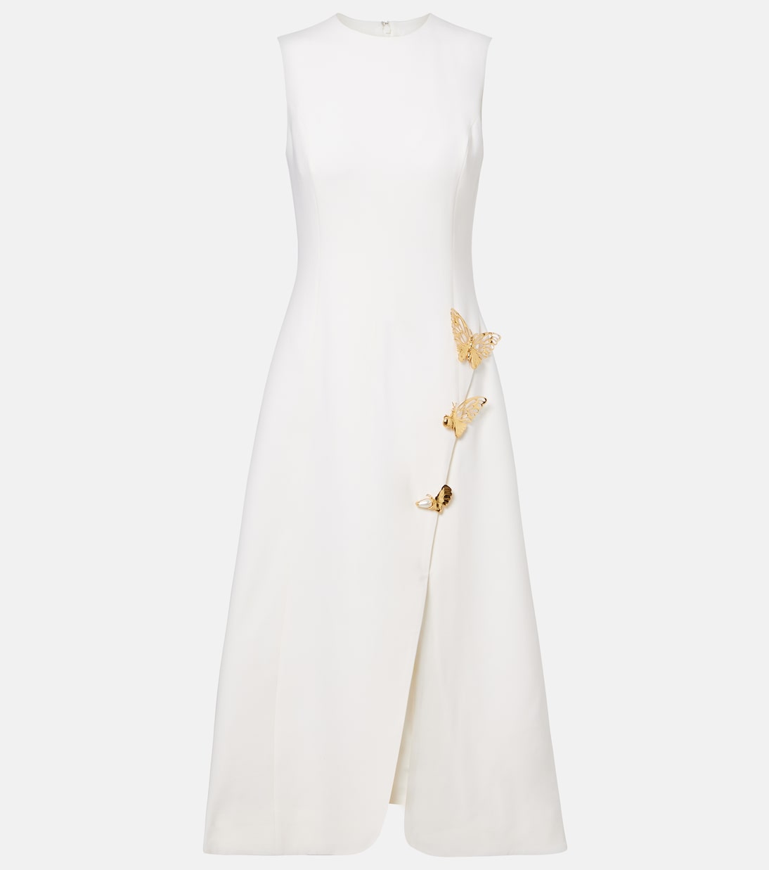 Embellished wool-blend cocktail dress | Oscar de la Renta