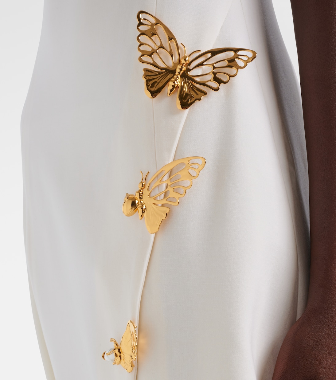 Embellished wool-blend cocktail dress | Oscar de la Renta