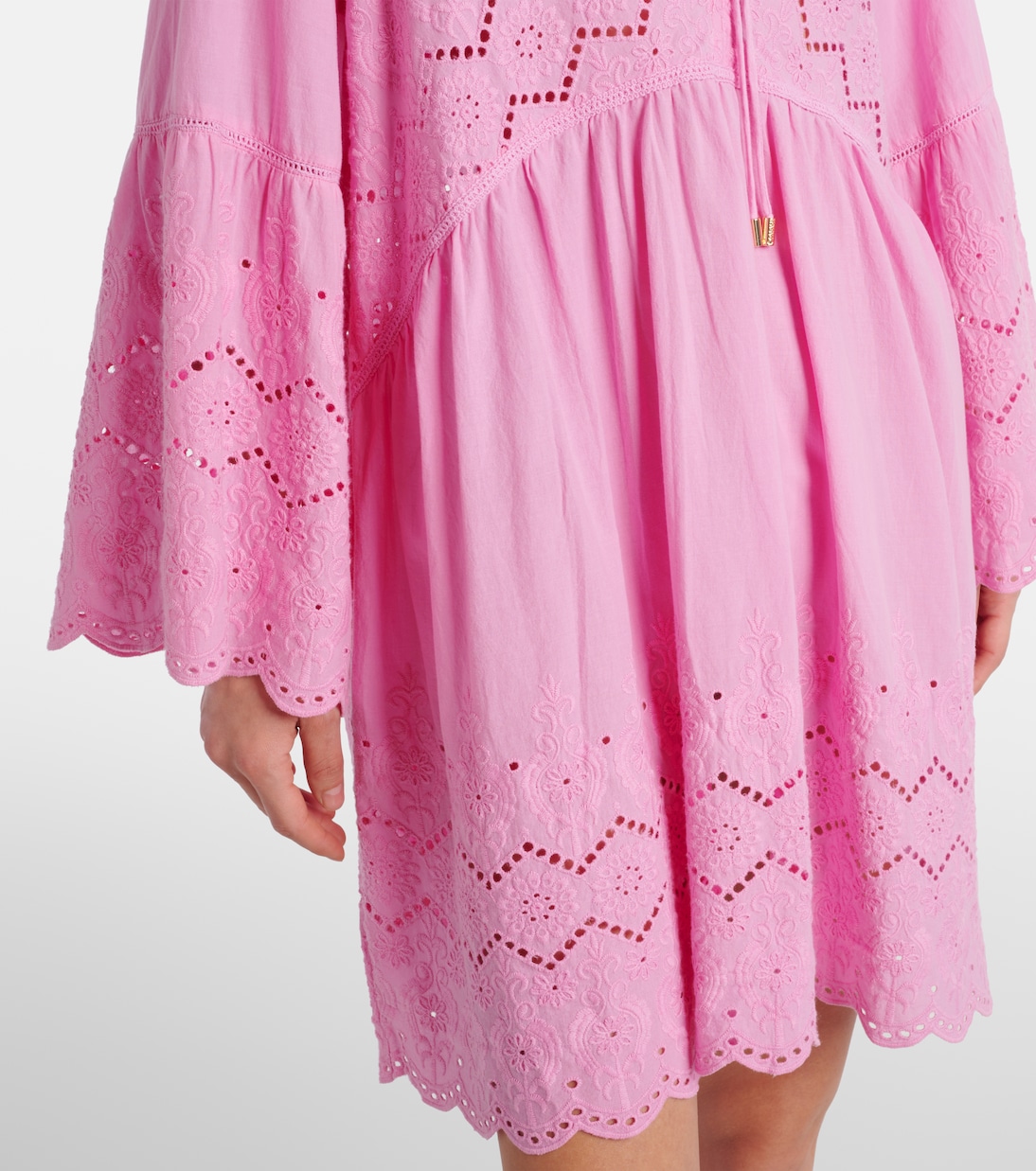 Bestickter Kaftan Sebenna aus Baumwolle | Melissa Odabash