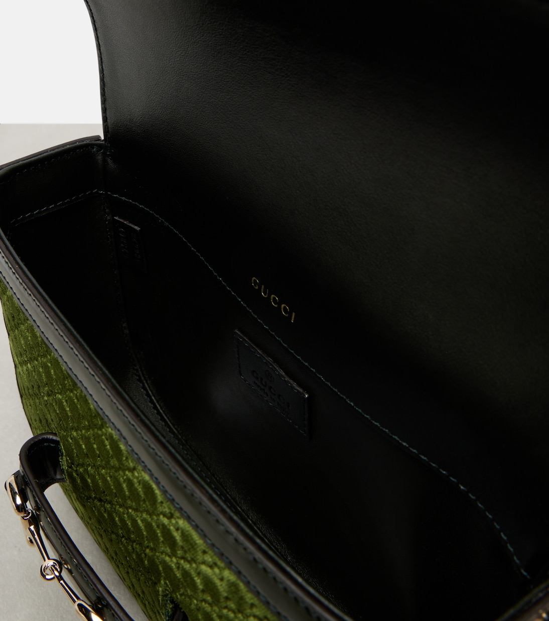 Gucci Horsebit 1955 Small velvet shoulder bag | Gucci