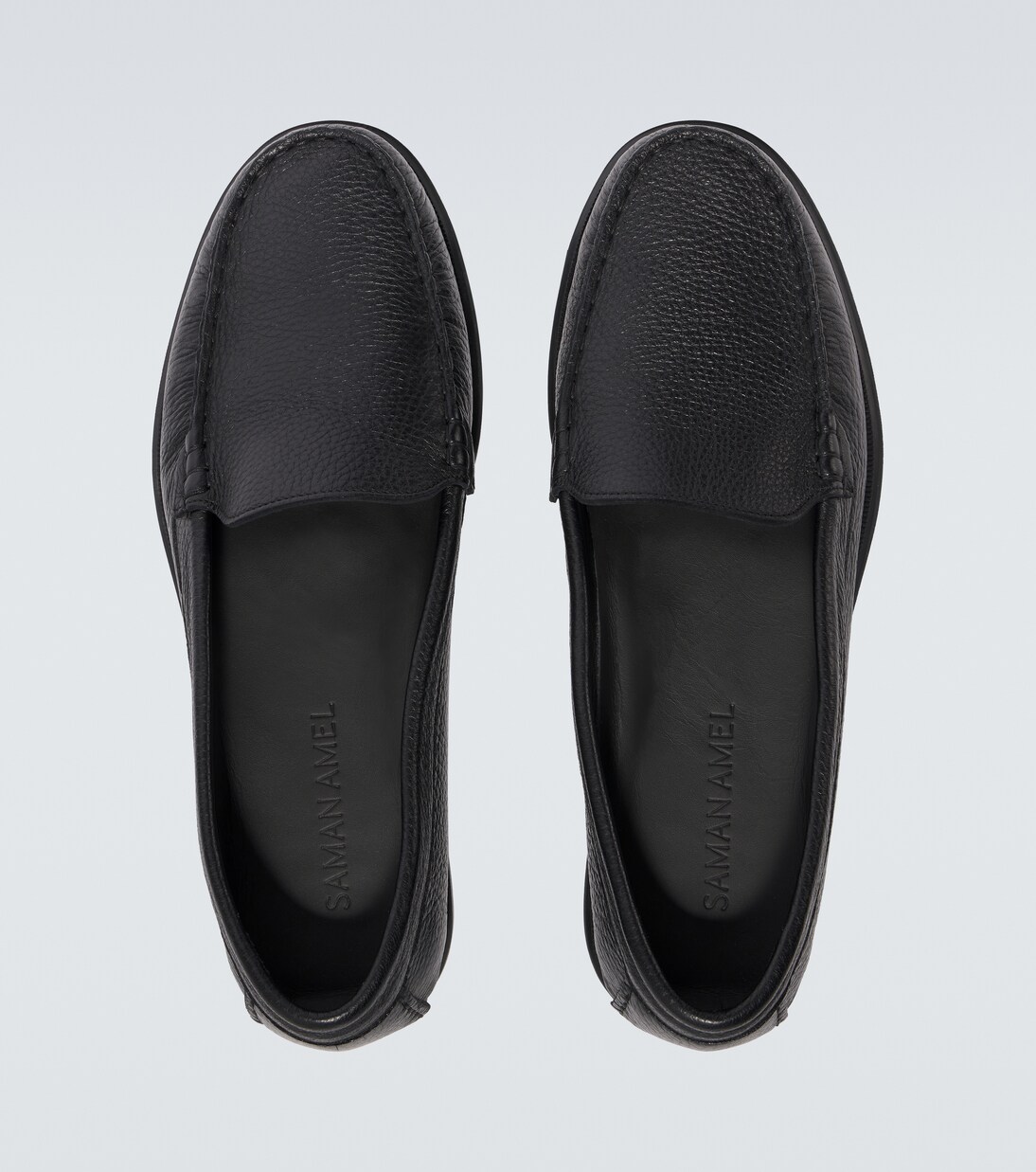 City leather loafers | Saman Amel