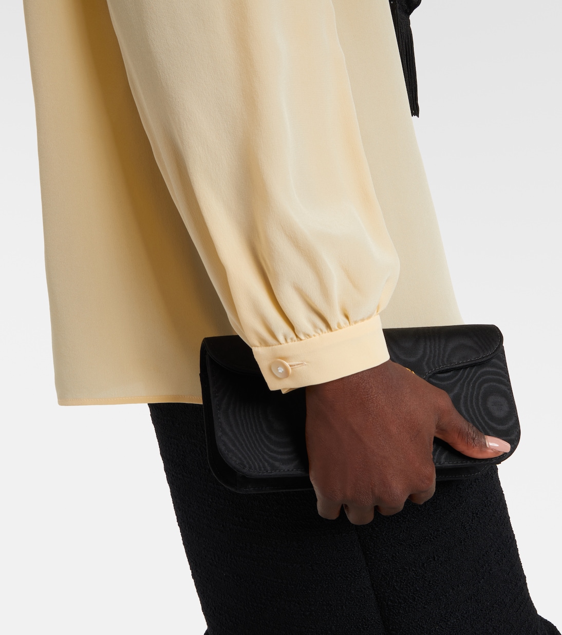 Ruffled silk crêpe de chine blouse | Valentino