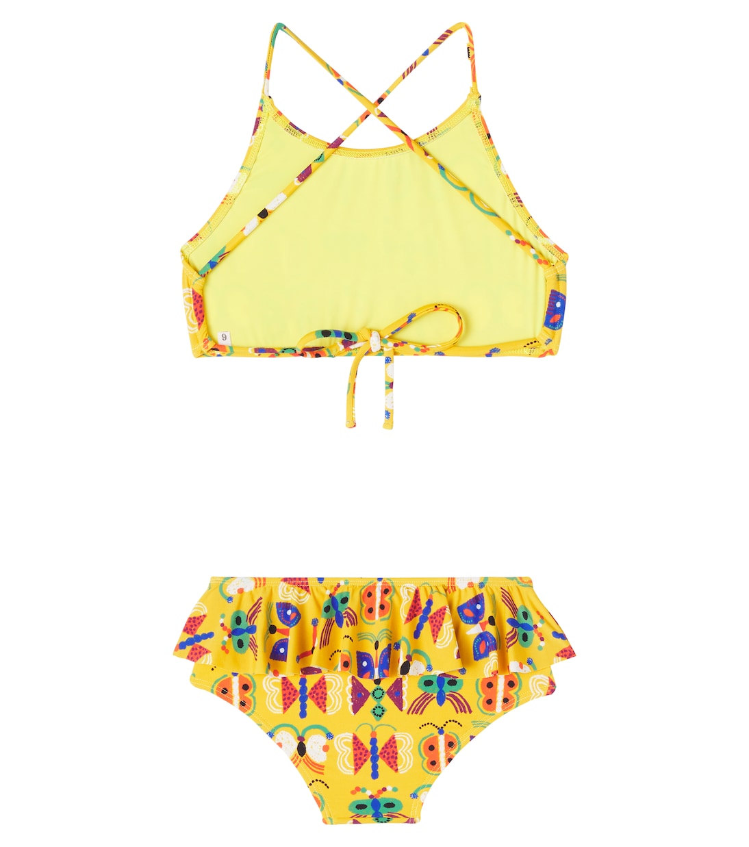 프린트 러플 트리밍 비키니 | Fábula