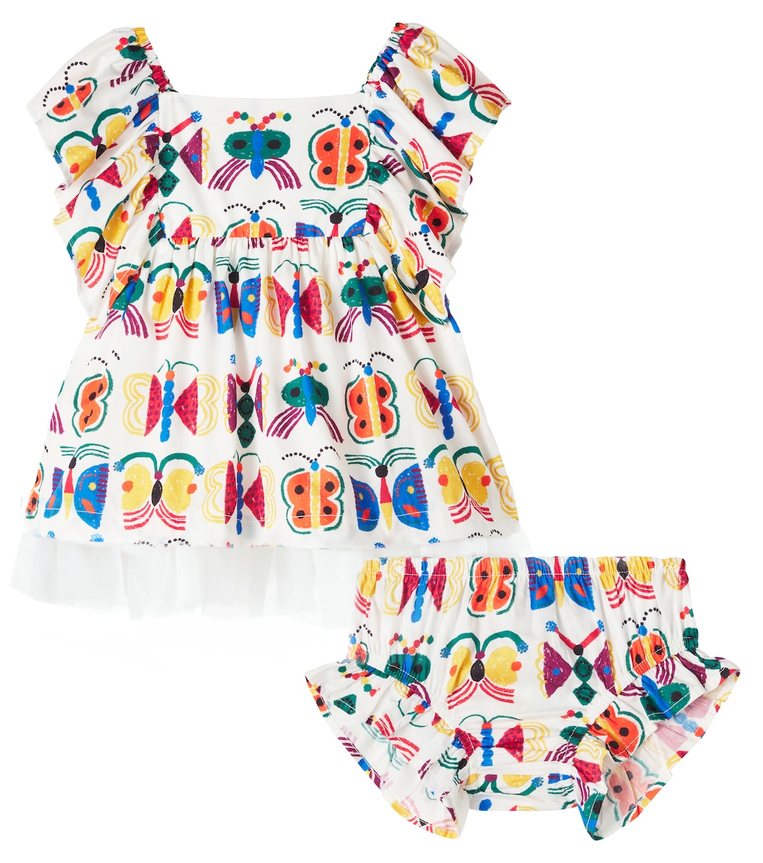 Baby - Abito e culottes in cotone | Fábula