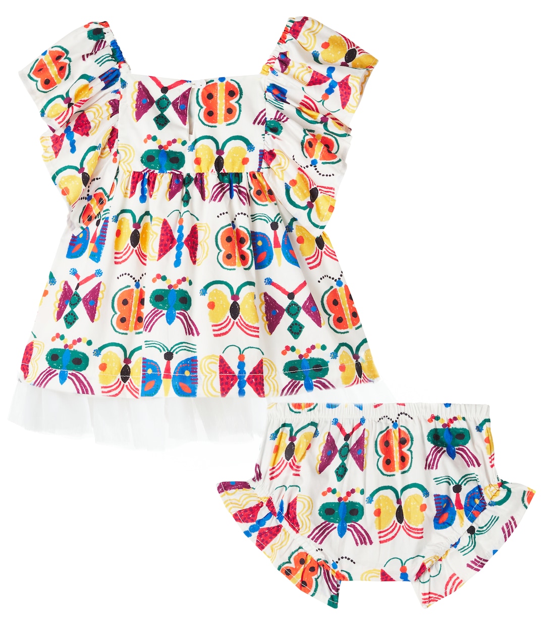 Baby - Abito e culottes in cotone | Fábula