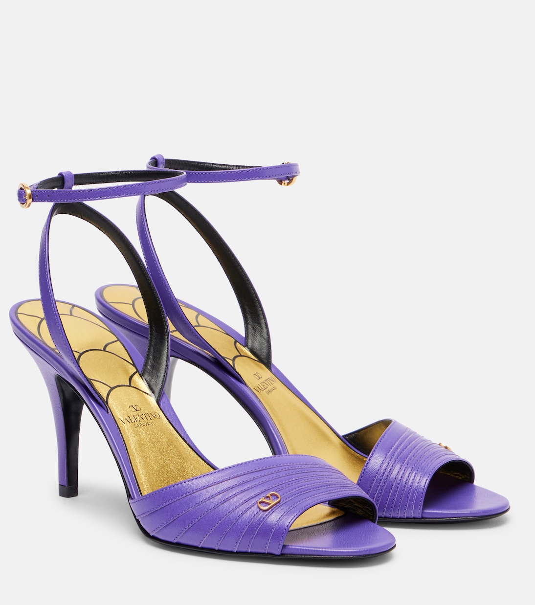 Ladycrush 85 leather sandals | Valentino Garavani
